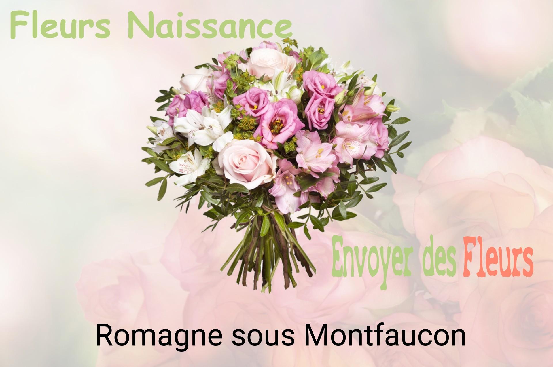 Bouquet de fleurs de naissance livré à Romagne-sous-Montfaucon